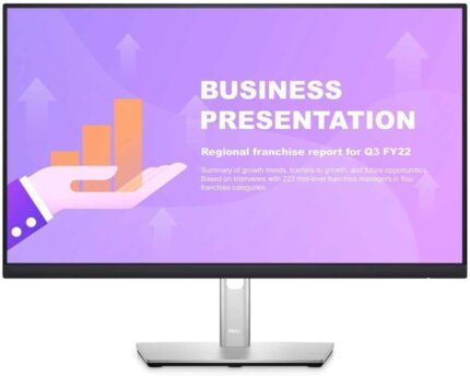 Dell P2422HE 24 Inch IPS FullHD Ultrathin Bezel Monitor With USB-C, DisplayPort, HDMI, USB, Height Adjustable Stand – Black
