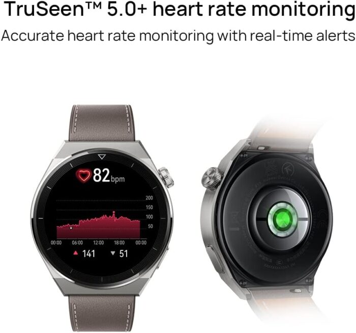 HUAWEI WATCH GT 3 Pro Smartwatch - Fitness Tracker and Health Monitor with Heart Rate, ECG & Blood Oxygen Monitoring - Long Lasting Battery Up to 2 Weeks - Sapphire Watch Dial - Bluetooth - 46" Black - Image 8