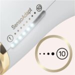 Braun Silk·expert Pro 5, At-Home Laser, IPL Hair Removal Device, Permanent Visible Hair Removal, 1 Standard & 1 Precision & 1 Wide Head & Venus Razor, Gift for Women, PL5257, White/Gold - Image 7