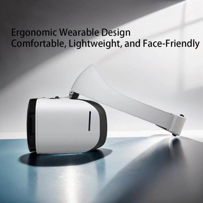 3D Virtual Reality Headset Vr Glasses, 3D VR Headset for iPhone and Android Phones - Virtual Reality Glasses Set Compatible with iPhone and Android 4.7-6.7 inch - Image 2