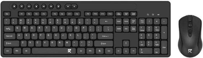 Redragon 2.4GHz Wireless Mouse & Keyboard Combo BS-7094, Ergonomic & Power-Efficient, Anti-Ghosting Keys, Adjustable DPI Optical Mouse, Spill-Resistant Keyboard, USB dongle Connectivity
