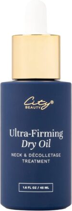 City Beauty Ultra-Firming Dry Oil - Neck & Décolletage Treatment - Hydrate & Lift - Solution for Crepey Skin, Sagging, & Wrinkles - Non-Greasy Formula - Anti-Aging Cruelty-Free Skin Care