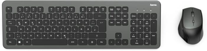 Hama D3182677 KMW-700 Gulf Wireless Keyboard and Mouse Set, Anthracite/Black - Image 6