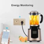Saska WiFi Smart Wall Socket Outlet Glass Panel Remote Control Works with Amazon Alexa/Google Home (Gold, Double Socket) - Image 6