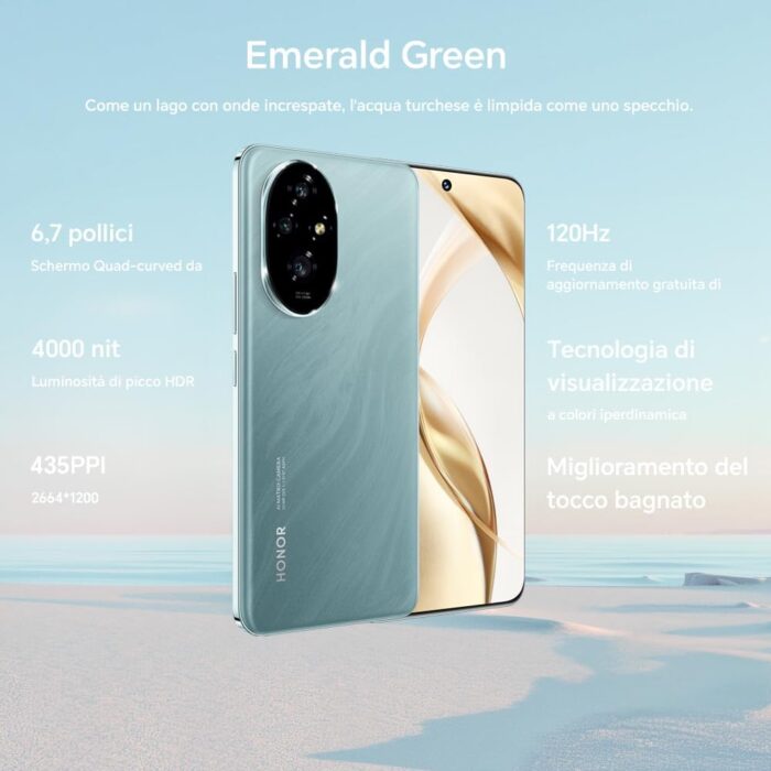 HONOR 200 5G Smartphone | 512GB ROM + 12GB RAM | 6.7" 120Hz OLED Display | 50MP Triple Camera | Snapdragon 7 Gen 3 | 5200mAh Battery | 100W Fast Charging | Dual SIM + eSIM | Android 14 (Emerald Green) - Image 6