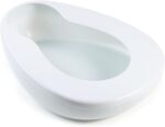 ONEDONE Bedpan for Women Men Elderly Female Male Bedridden Patient Hospital Home Bed Pan Emergency Device (White)
