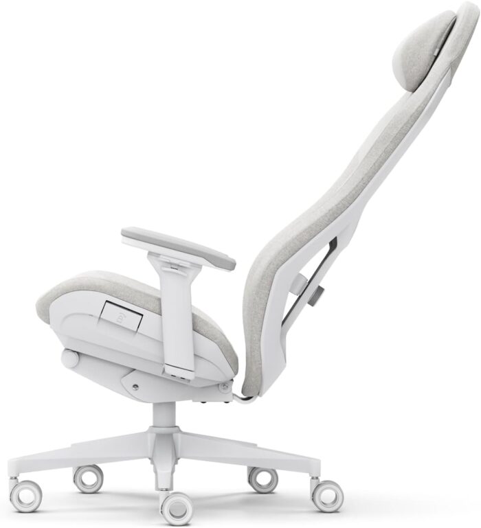 Fractal Design Refine Fabric Light Gaming Chair - Ergonomic Office Desk Chair Functionality with 4D Adjustable Armrests, High-Back Support, Lumbar Cushion, and Premium Fabric - Image 5
