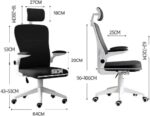 Gaming Chair, Computer Chair with Fabric，Office Chair with Armrest & Adjustable Seat, Ergonomic Video Game Chair with Neck and Massage Lumbar Support - Image 2