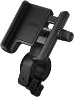 Segway Ninebot Phone Mount, Adjustable Electric Scooter eMoped Bicycle Handlebar Holder, Fits All iPhone's, 12, 11, X, iPhone 8, Samsung Galaxy, Holds Any 4-6.5 inches Cellphone,Black