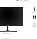 Viewsonic VX2418-P-MHD 24 Inch Frameless Full HD 1080p 180Hz 1ms Gaming Monitor with Adaptive-Sync Eye Care HDMI and Display Port, Black - Image 7