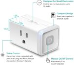 Kasa Smart Plug HS103P4, Smart Home Wi-Fi Outlet Works with Alexa, Echo, Google Home & IFTTT, No Hub Required, Remote Control, 15 Amp, UL Certified, 4-Pack, White - Image 4