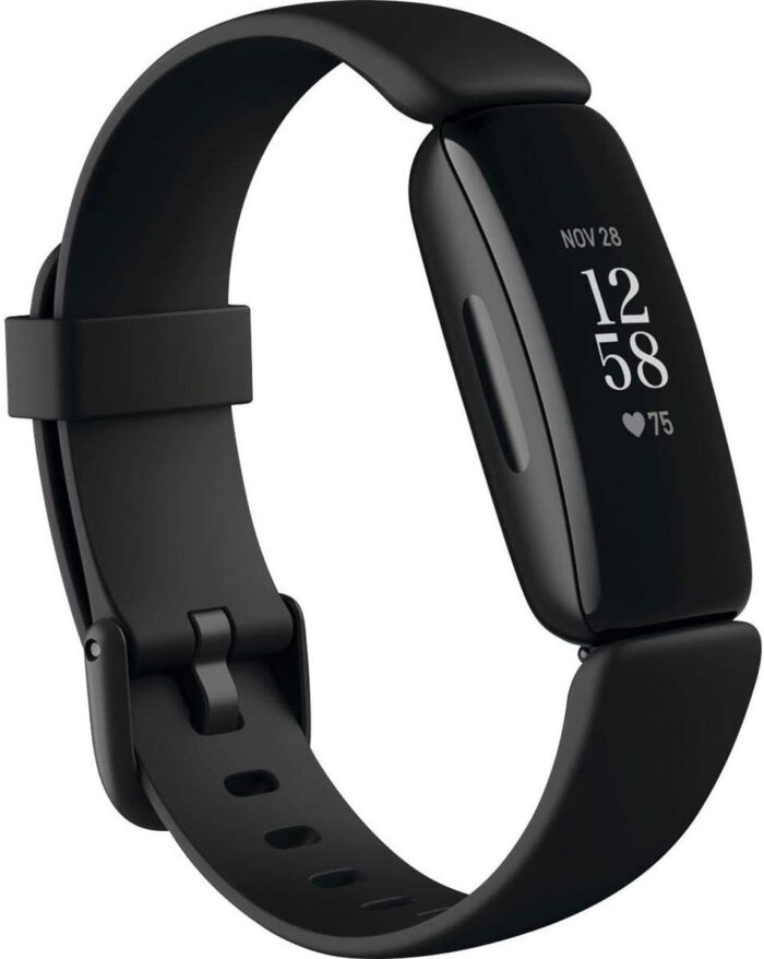 Fitbit Inspire 2, Health & Fitness Tracker With A Free 1-Year Fitbit Premium Trial, 24/7 Heart Rate & Up To 10 Days Battery, Black - Image 2