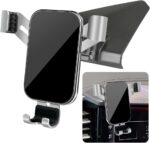 LUNQIN Car Phone Holder for Audi Q4 E-tron 2022 2023 2024 2025 and Audi Q4 Sportback E tron 2022-2025 Auto Interior Accessories Best Cell Phones Mount Cellphone Mobile Cradle Charging Navigation Stand