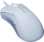 Razer DeathAdder Essential Gaming Mouse: 6400 DPI Optical Sensor - 5 Programmable Buttons - Mechanical Switches - Rubber Side Grips - Mercury White - Image 5