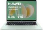 HUAWEI Matebook 14, 14.2" 2.8K Laptop OLED Touch-Control Handwriting Display, Ultra-Slim Design, Intel Core Ultra U7 Processor, 19-Hour Continuous Video Playback, 16GB+1TB, Window 11 Home, Green