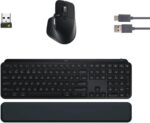 Logitech MX Keys S Combo - Performance Wireless Keyboard and Mouse with Wrist Rest - Image 2