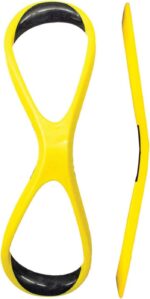 Swimming Forearm Fulcrum for Swim Training,Exercise Resistance Band, Figure 8 Design, Yellow and Black, Stretching and Fitness Training