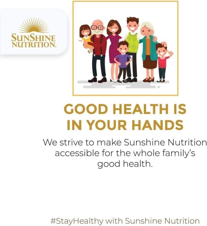 Sunshine Nutrition Vitamin D 1000 Iu (D3 Cholecalciferol), 100 Tablets | Promotes Strong Bones, Teeth | Supports Healthy Function | Gluten Free - Image 8