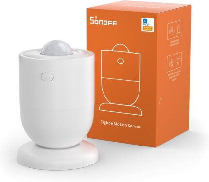 SONOFF SNZB-03P ZigBee Motion Sensor (Updated Version), Wireless Motion Detector Get Alerts or Trigger Lights, SONOFF Zigbee Bridge Required, Batteries Included, Works with Alexa & Google Home