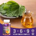 Nature's Nutrition Omega 3 6 9 Gummies Vegan Essential Fatty Acid Supplement - Perilla Oil 369 Gummy - Best Plant-Based Heart Support, Non-GMO - 60 Gummies - Image 5