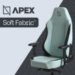 APEX SoftFabric Chair, Premium Ergonomic Gaming Chair with Memory Foam Pillows, Magnetic Headrest & Integrated Lumbar Support By NAVO (SOFT FABRIC - M, MINT GREEN) - Image 6