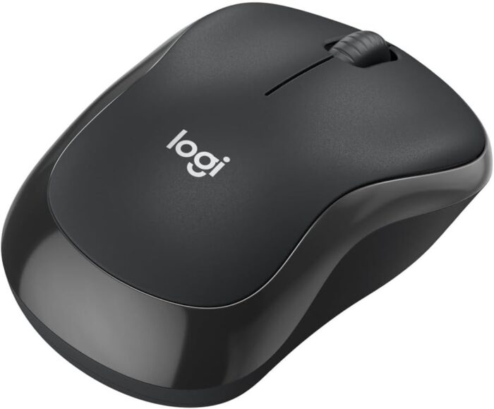 Logitech M240 Silent Bluetooth Mouse, Wireless, Compact, Portable, Smooth Tracking, 18-Month Battery, for Windows, macOS, ChromeOS, Compatible with PC, Mac, Laptop, Tablets - Graphite - Image 2