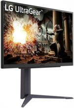 LG 27GS75Q-B UltraGear 27” QHD (2560×1440) IPS Gaming Monitor, 180Hz (O/C 200Hz), 1ms GtG, NVIDIA G-SYNC Compatible, AMD FreeSync, HDR10, DP/HDMI, Height/Tilt/Pivot Stand, Black - Image 6