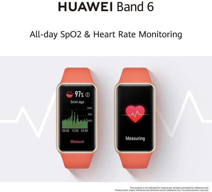 Huawei Band 6, All-Day Spo2 Monitoring, 1.47" Fullview Display, 2-Week Battery Life, Fast Charging, Heart Rate Monitoring, Sleep Tracking, 96 Workout Modes, Message Reminder - Forest Green - Image 10