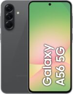 Samsung Galaxy A56 5G, Android Smartphone, 256GB Storage, 8GB RAM, Awesome Graphite, 6x OS Upgrades, Large Display, Long Battery Life (UAE Version)