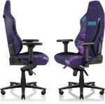 Secretlab Titan Evo Fortnite Battle Bus Gaming Chair - Reclining, Ergonomic, Comfortable Computer Chair with 4D Armrests, Headrest & Lumbar Support - Regular - Purple/Blue - Leatherette - Image 3