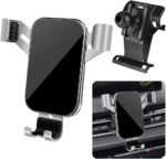 LUNQIN Car Phone Holder for Infiniti QX60 2022 2023 2024 2025 SUV Auto Interior Accessories Best Cell Phones Mount Cellphone Mobile Cradle Charging Navigation Bracket Air Vent Screen Stand Accessory
