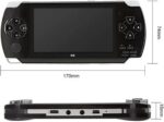 SKEIDO X6 Handheld Game Console 4.3 inch 8G Easy Operation screen MP3 MP4 MP5 Game player support for psp game camera video e-book (Black) - Image 3