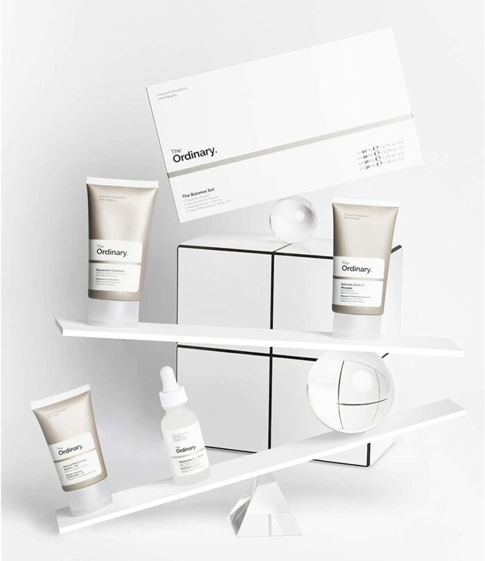 The Ordinary The Balance Set â€“ Beauty Set, Skincare Set, Gift Set with Squalane Cleanser, Salicylic Acid 2% Masque, Niacinamide 10% and Zinc 1% and Natural Moisturizing Factors and HA (4 Piece Set) - Image 2