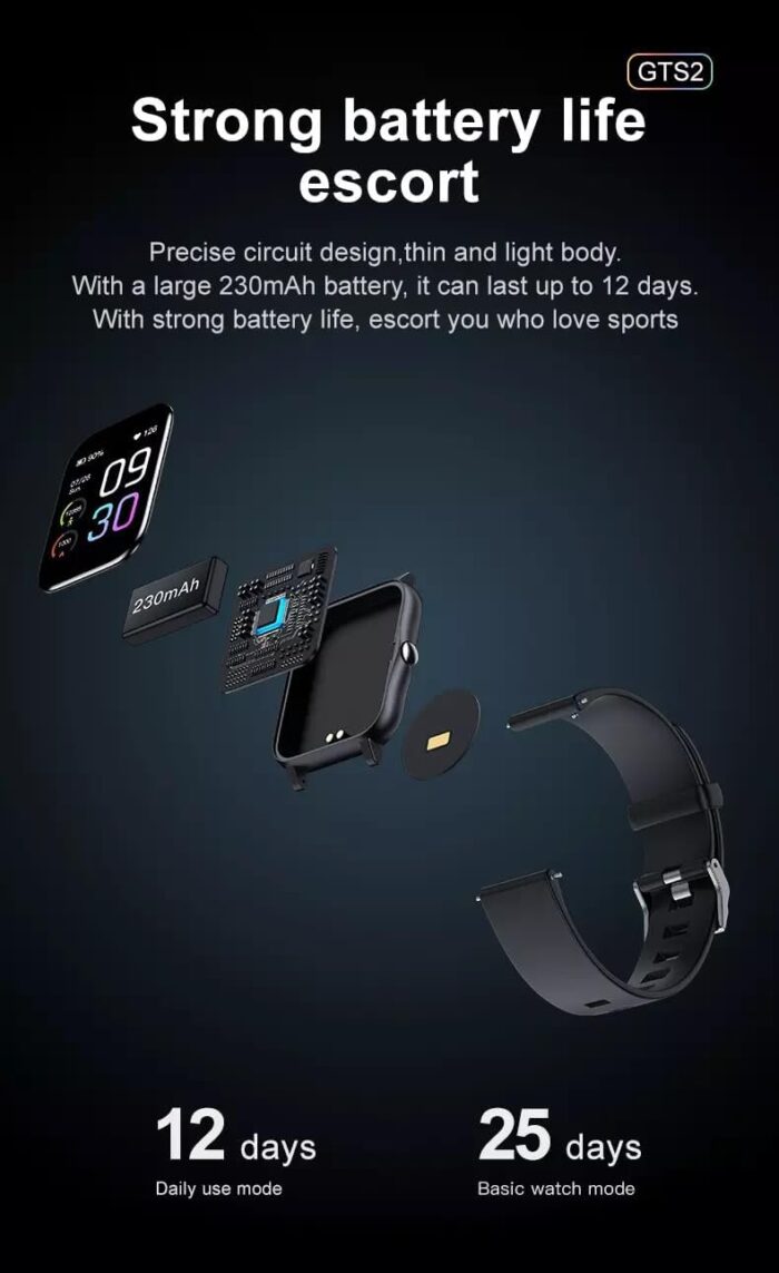Smarties AE Stylish Smart Watch for Girls Boys Kids Teens Men Women with Blood Pressure Monitor Fitness Tracker Call and Message Notification (Purple) - Image 7