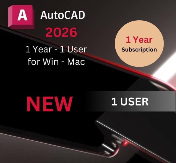 Autocad 2026/2025/2024/2023 One Years Subscription For Windows And Mac Email Delivery Within 2 Hours Official Subscription