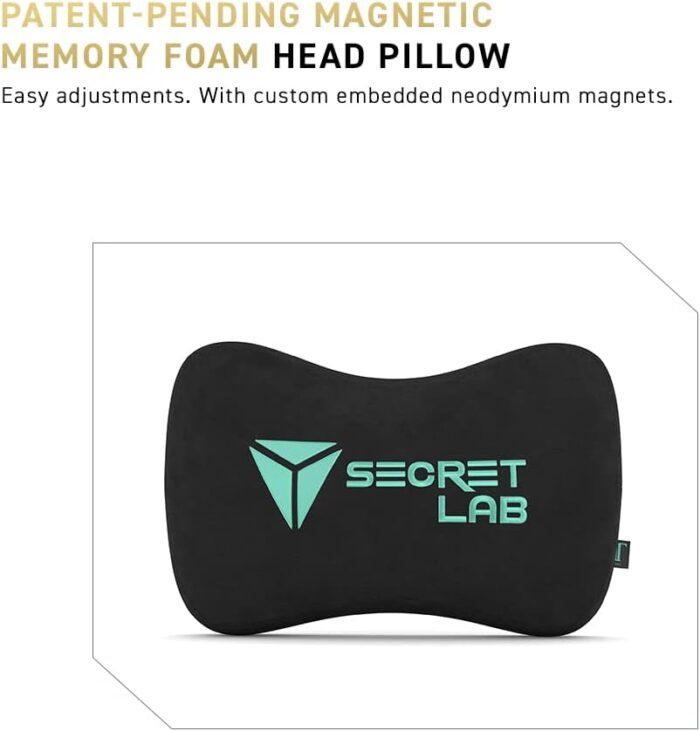 Secretlab Titan Evo Mint Green Gaming Chair - Reclining - Ergonomic & Comfortable Computer Chair with 4D Armrests - Magnetic Head Pillow & 4-Way Lumbar Support - Small - Green - Fabric - Image 5