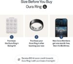 Oura Ring 4 | Smart Ring | Size First with Oura Ring 4 Sizing Kit | Sleep Tracking Wearable - Heart Rate - Fitness Tracker - Up to 8 Days Battery Life - Image 4