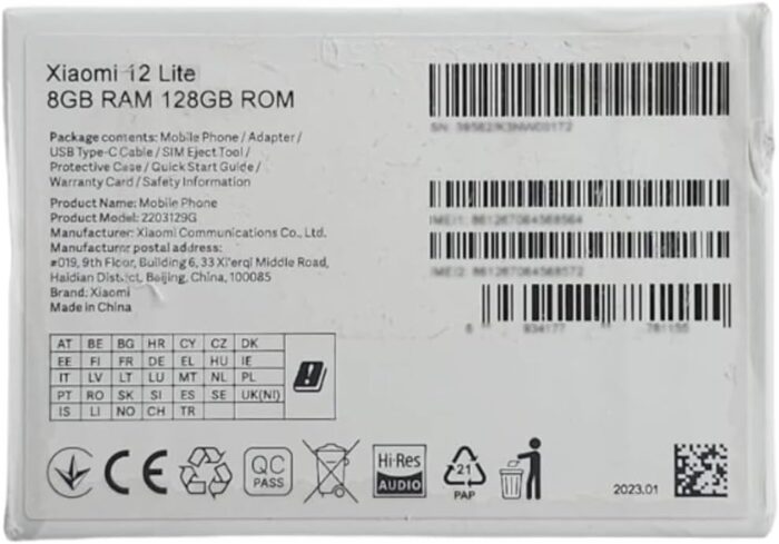 Xiaomi 12 Lite Dual-SIM 128GB ROM + 6GB RAM (GSM | CDMA) Factory Unlocked 5G Smartphone (Lite Green) - International Version - Image 7