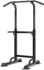 SPNOR Power Tower Pull Up Bar Station, Multi-Function Adjustable Height Dip Station for Home Gym Workout, Heavy Duty Strength Training Fitness Equipment, Pull Up Stand