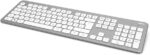 Hama D3182676 KMW-700 Gulf Wireless Keyboard and Mouse Set, Silver/White - Image 3