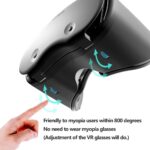 Gokcan B VR Headset for Phone – Virtual Reality Headset for iPhone & Android – 3D Glasses for Movies & Games – Adjustable Anti-Blue Light Lenses, 120° FOV, Comfortable VR Goggles for All Smartphones - Image 4