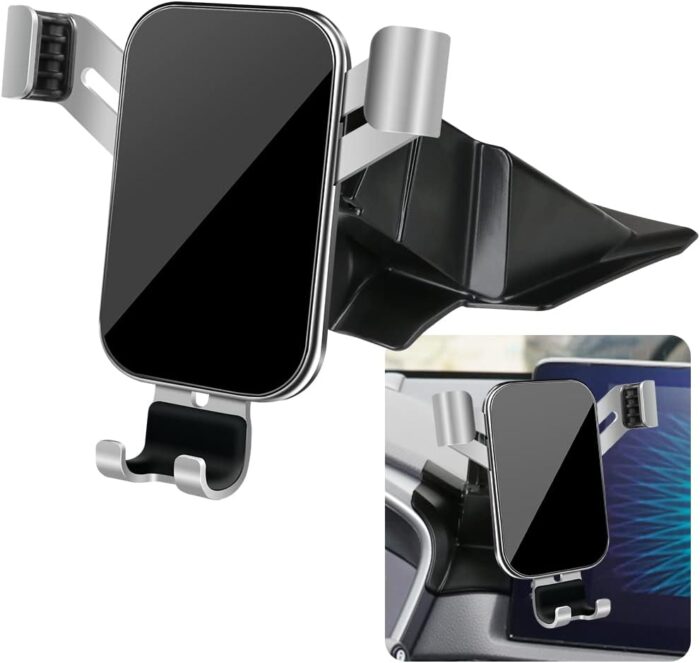 LUNQIN Car Phone Holder for Honda CRV CR-V 2023 2024 2025 and Honda CR-V Hybrid 2023 2024 2025 Auto Interior Accessories Best Cell Phones Mount Cellphone Mobile Cradle Charging Navigation Vent Bracket