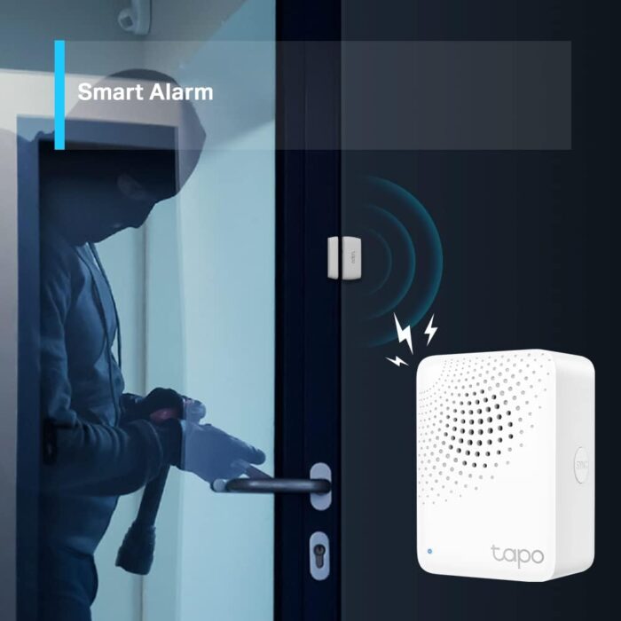 Tapo H100 Smart Hub with Chime, Works with Tapo Doorbell Camera, Smart Switch, Button and Sensor,Whole-Home Coverage,Connect Up to 64 Devices,19 Ringtones,Energy-Efficient, Quick and Easy Setup - Image 6