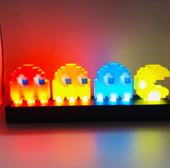 Wensprt Icons Light Playstation,LED Icons Lighting Light, 3 Light Modes - Music Reactive Game Room Neon Lighting, USB Powered Switch for PS5 Game Room (Eat beans) - Image 2