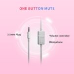 SOMIC G951s Pink Stereo Gaming Headset with Mic for PS4,Xbox,PC,Mobile Phone,3.5mm Noise Reduction Cat Ear Headphones Lightweight Over Ear Headphones for Girls - Image 6