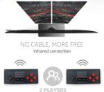 GSH Plug & Play Wireless Video Game for Kids (8 bit Retro Built-in Games) for up to 2 Players-Multi Color - Image 2