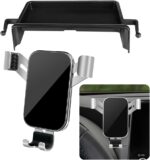 Car Phone Holder Center Console Organizer Tray for Toyota Grand Highlander 2024 2025 [12.3 inch Touch Screen] Auto Interior Accessories Best Cell Phones Mount Mobile Cellphone Stand Dashboard Storage