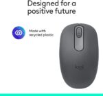 Logitech M196 Bluetooth Wireless Mouse, Compact and Portable Mouse for Laptops, Tablets and More, 12-Month Battery, Smooth Tracking, Compatible With PC and Mac, Windows and macOS - Graphite - Image 11
