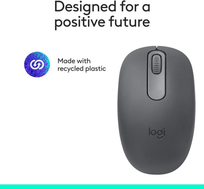 Logitech M196 Bluetooth Wireless Mouse, Compact and Portable Mouse for Laptops, Tablets and More, 12-Month Battery, Smooth Tracking, Compatible With PC and Mac, Windows and macOS - Graphite - Image 11