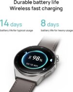 HUAWEI WATCH GT 3 Pro Smartwatch - Fitness Tracker and Health Monitor with Heart Rate, ECG & Blood Oxygen Monitoring - Long Lasting Battery Up to 2 Weeks - Sapphire Watch Dial - Bluetooth - 46" Black - Image 10